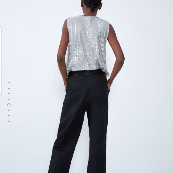 ZARA Sequin Sleeveless Bodysuit - Picture 4 of 6